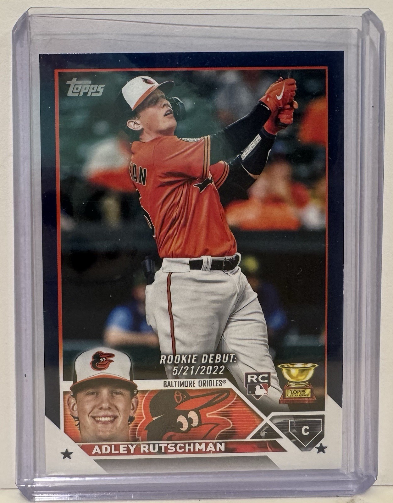 2023 Topps Update Series - Rookie Debut Adley Rutschman #US180 Royal Blue (RC)