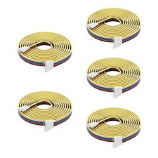 5 PCS 22AWG 6 Pin JST Male Female LED Connector 3.28FT/1m Extension Cable