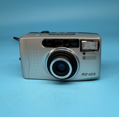 Ricoh RZ-125 analoge Kompaktkamera 35 mm, silber   getestet