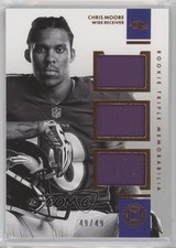 2016 Panini Encased Rookie Triple Memorabilia 49/49 Chris Moore #2 9nr
