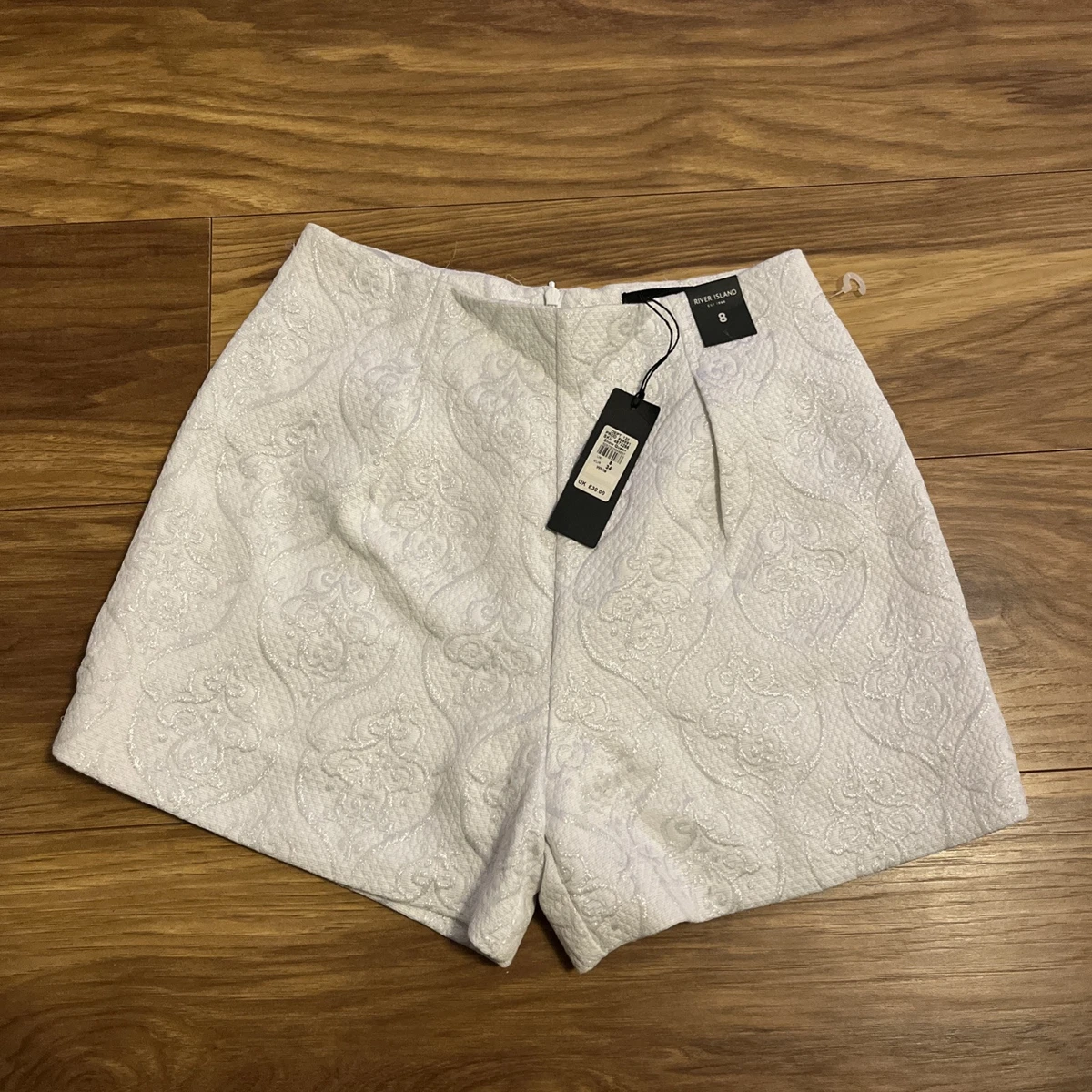 River Island - Short legging à taille haute - Noir