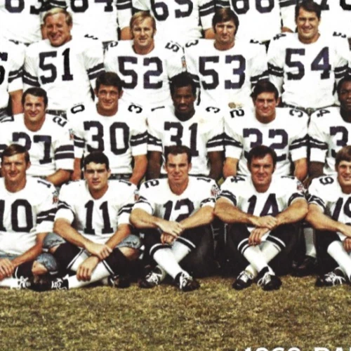 1969 Vintage DALLAS COWBOYS TIME DE FUTEBOL 8X10 Roger Staubach ROOKIE! - Imagem 3 de 3