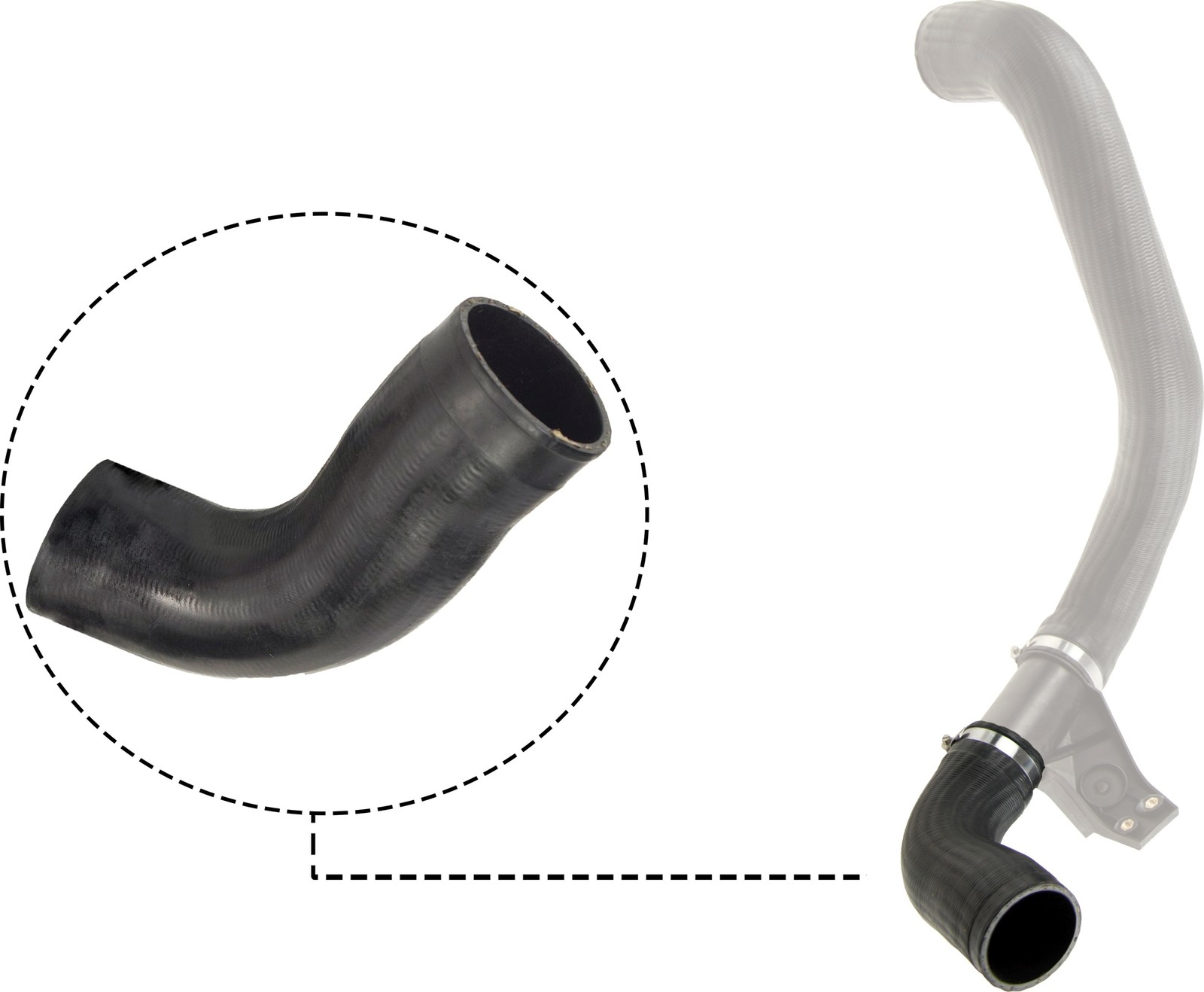 GATES-OE 09-0825 Charge Air Hose for MERCEDES-BENZ
