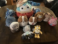 Squishmallows Disney Mixed Plush Lot Stuffed Animals Small/Medium 6-24 in