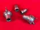 ANTIQUE  STERLING  SILVER SALT and PEPPER SHAKERS /  SOLID SILVER - 128.1 GRAM — photo 4