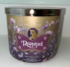 2026 DISNEY KSIĘŻNICZKA ROSZPUNKA ~ 3 KNOTY ŚWIECA ~ Bath & Body Works