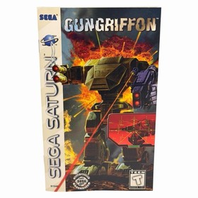 Gungriffon (Sega Saturn, 1996) CIB Complete w/ Manual + Registration Card Tested