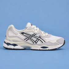 ASICS Gel-NYC White Midnight Navy Grey 1203A383-118 Men's Size New