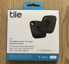 Tile Mate 2-pack Bluetooth Tracker Keys Finder Wallet Bag Phone GPS Locator Tag