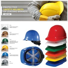 Safety Helmet Hard Hat Construction Builders Site Head Protection Unisex EN397