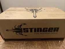 Stinger Galvanized Roofing Nail Coils  1-3/4" Smooth Shank 7200 Nails NEW Unopen