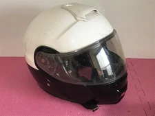 SHOEI NEOTEC LE Modular Police Motorcycle Helmet Black White XL #11