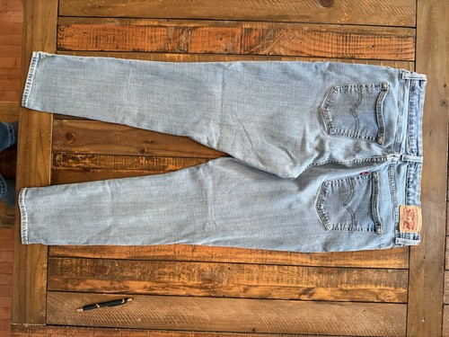 Levi’s Women’s 721 High Rise Skinny Jeans Size 33 Light Wash Stretch Denim - Picture 2 of 5