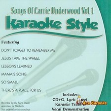 CARRIE UNDERWOOD - Daywind Karaoke Style: Carrie Underwood Vol. 1 - CD - NEW