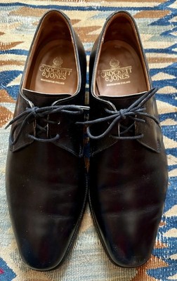 Crockett & Jones Herrenschuhe Gr. EUR 43 Vollleder Schwarz Gebraucht