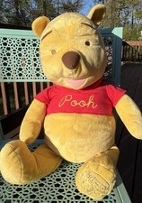RARE Winnie the Pooh Plush HUGE 24" 2005 80th Anniversary Disney Stuffed Bear