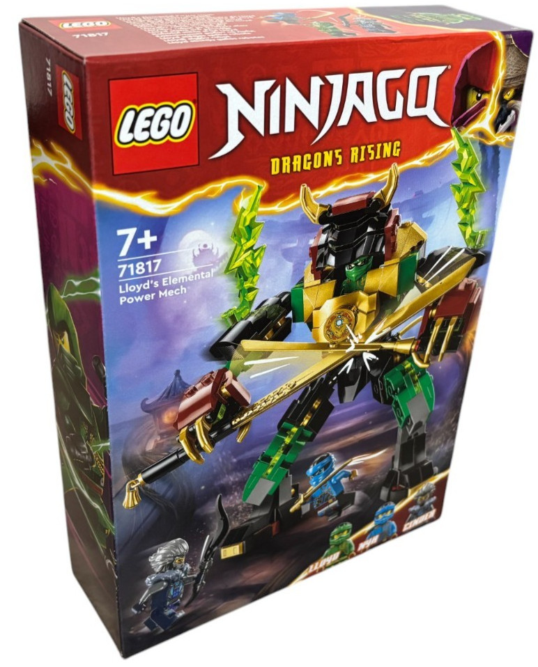 LEGO NINJAGO 71817 Lloyds Elementarkraft Mech Ninja NEU und OVP EOL NEW SEALED - Bild 4