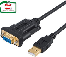 Cablecreation 2-Pack USB to RS232 Adapter with PL2303 Chip 10 FT, USB 2.0 to R