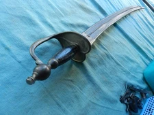 Rev War Swword, with scarce leather scabbard