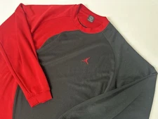 Nike Air Jordan 20th Anniversary Men's Large Red & Black Jumpman Pullover