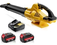 Leaf Blower Cordless Compatible with DeWalt 20V Max Battery, 500CFM Electric ...