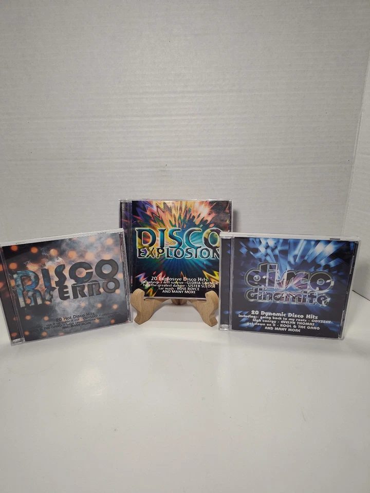 Disco Nights 3 CD set (Time Music, 1998) **60 Disco Hits** VERY GOOD Foto 4 de 4