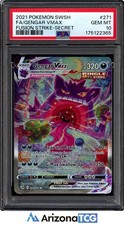 Pokemon 2021 Gengar VMAX 271/264 Full Art SR Fusion Strike GEM MINT PSA 10