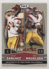 2009 SAGE Hit Teammates Gold Mark Sanchez Rey Maualuga #57 9b4