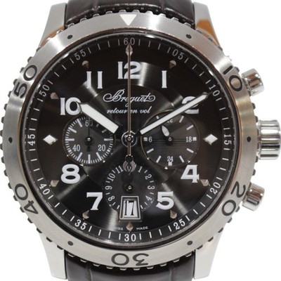 BREGUET Transatlantic XXI 3810ST/92/9ZU Men's Watch From Japan G0404
