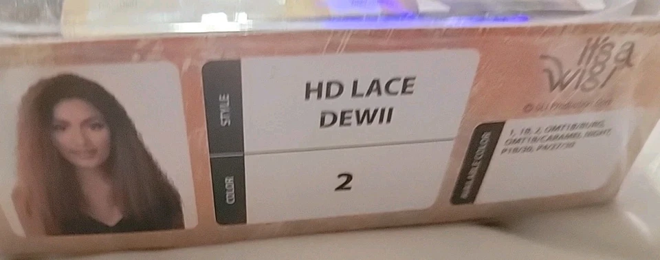 ES UNA PELUCA PELUCA FRONTAL DE ENCAJE SINTÉTICO - ENCAJE HD COLOR #2 Foto 3 de 4