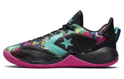 Converse All Star Bb Shift Ox Black Pink Teal - A00406C Size