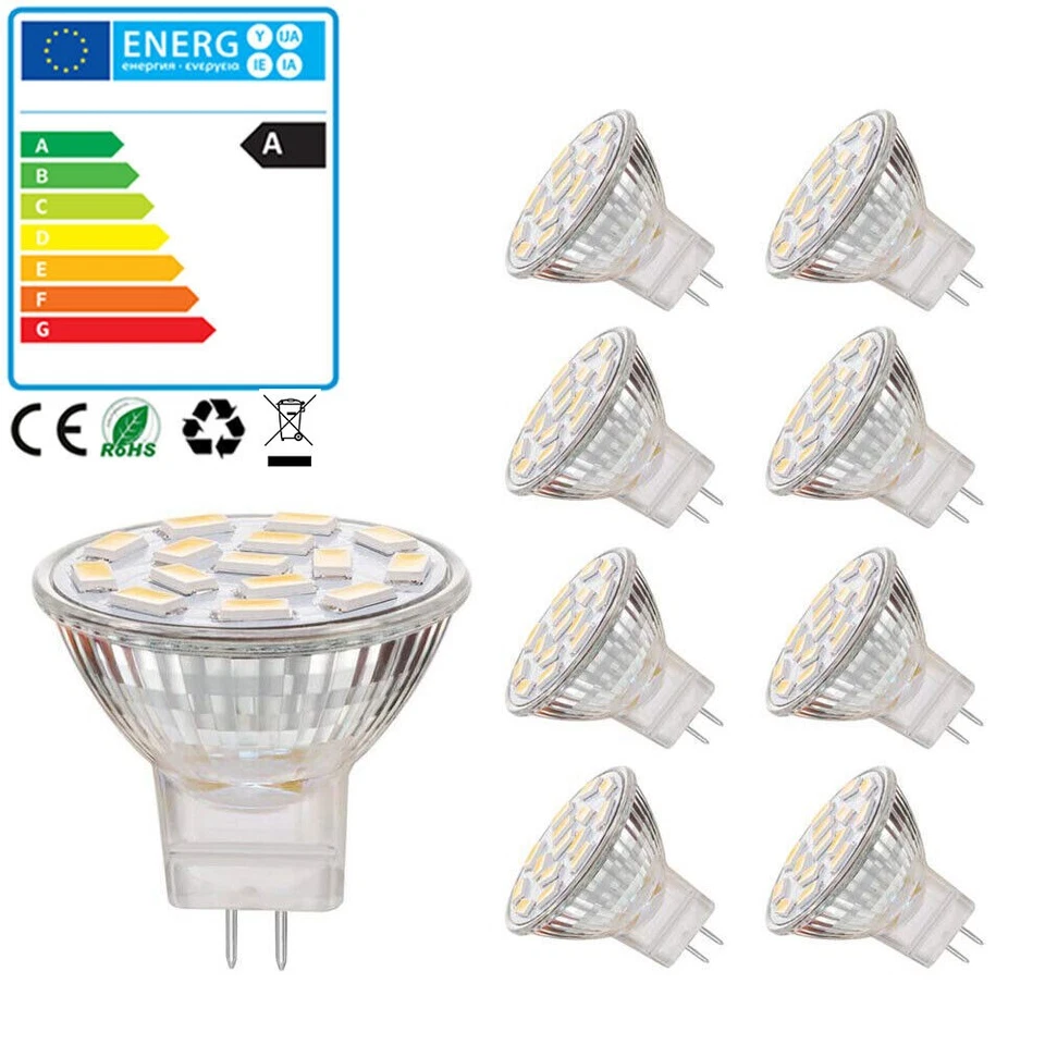 MR11 LED Leuchtmittel 12V 5/8/10W Birne Glühbirne Licht Warmweiß Scheinwerfer - Bild 3 von 4