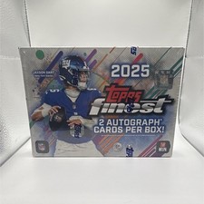 Topps Finest 2025 NFL Football Hobby Box Sealed - 2 Autographs Per Box