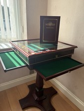 FRANKIN MINT MONOPOLY SPIEL GOLD & SILBER PLATTIERT MIT TISCH