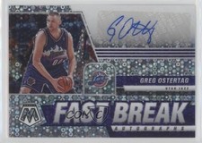 2020-21 Panini Mosaic Fast Break Greg Ostertag #FB-GOS Auto z5b