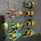 Used Vintage Teenage Mutant Ninja Turtles 1989/90’s Figures Lot(7) Playmates
