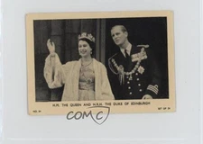 1953 A&BC Royal Portraits Queen Elizabeth II Prince Philip #24 11bd