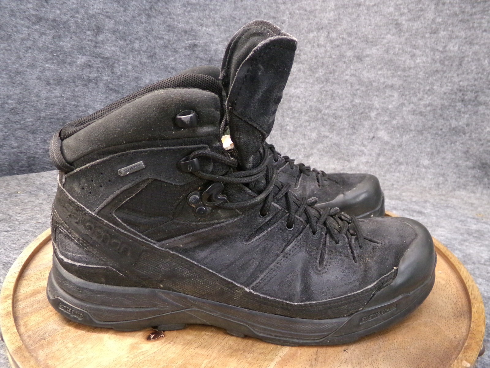 Stivali da trekking Salomon X Alp Mid LTR GTX Gore Tex nero nero taglia uomo taglia 9 5