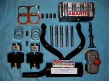 FIAT 500 & 126 KIT ELABORAZIONE MOTORE ABARTH 650 PISTONI CAMMA CANNE COPPA