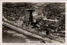 00519 Britain From The Air 1939 Senior Service Cigarette Card, Blackpool