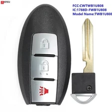 For 2011 2012 2013 2014 2015 2016 2017 Nissan Juke Replacement Remote Key Fob
