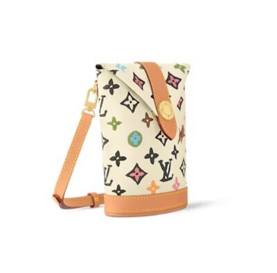 LOUIS VUITTON Envelope Pouch Bag M83343 Crossbody Purse Vanilla