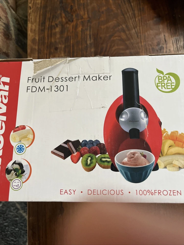 Licuadora para hacer helados de frutas saludables congeladas/yogur congelado y postres EXCELVAN Foto 2 de 4