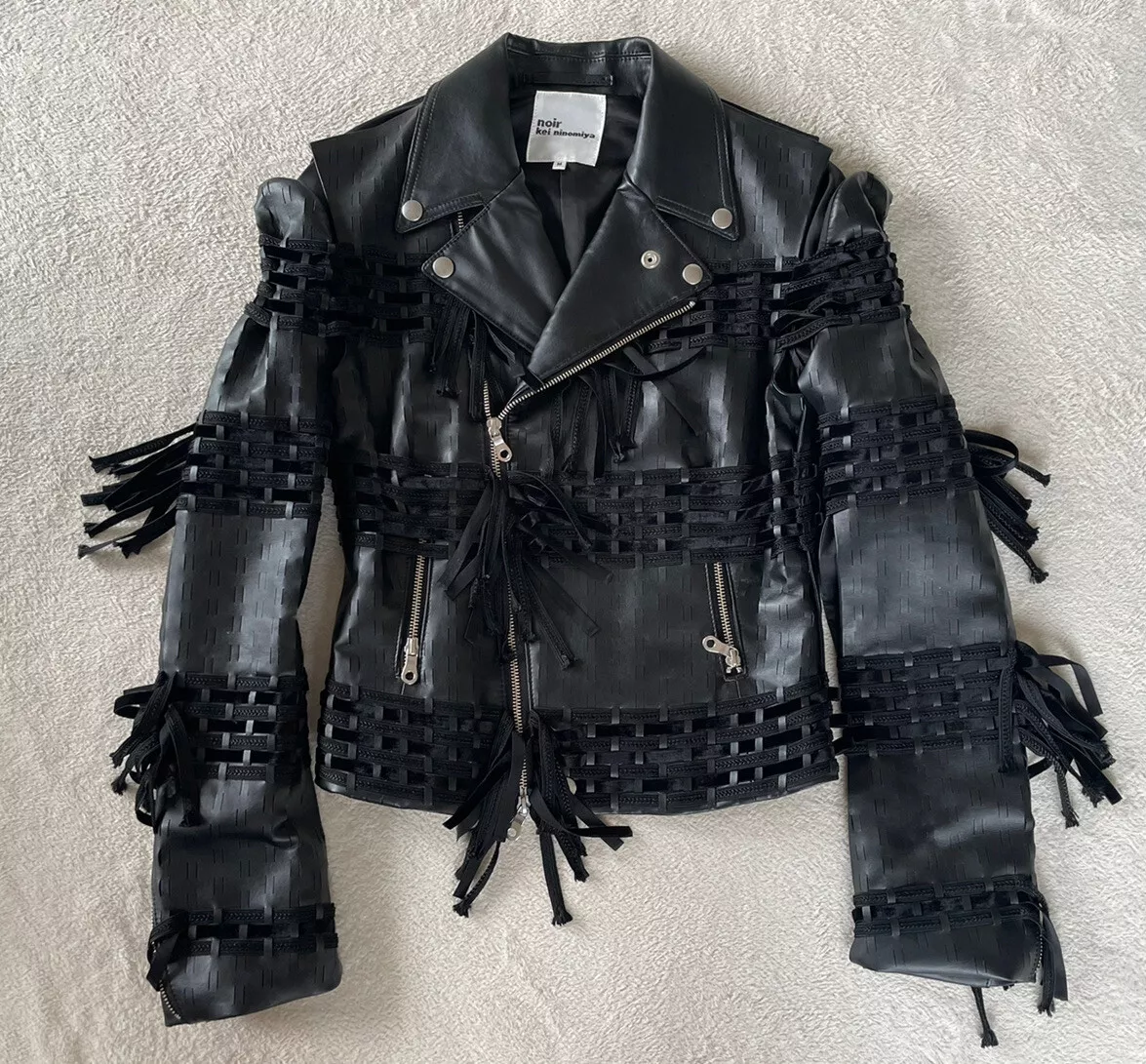 Kei Ninomiya Comme Des Garcons Faux Leather Jacket AD2014 | eBay