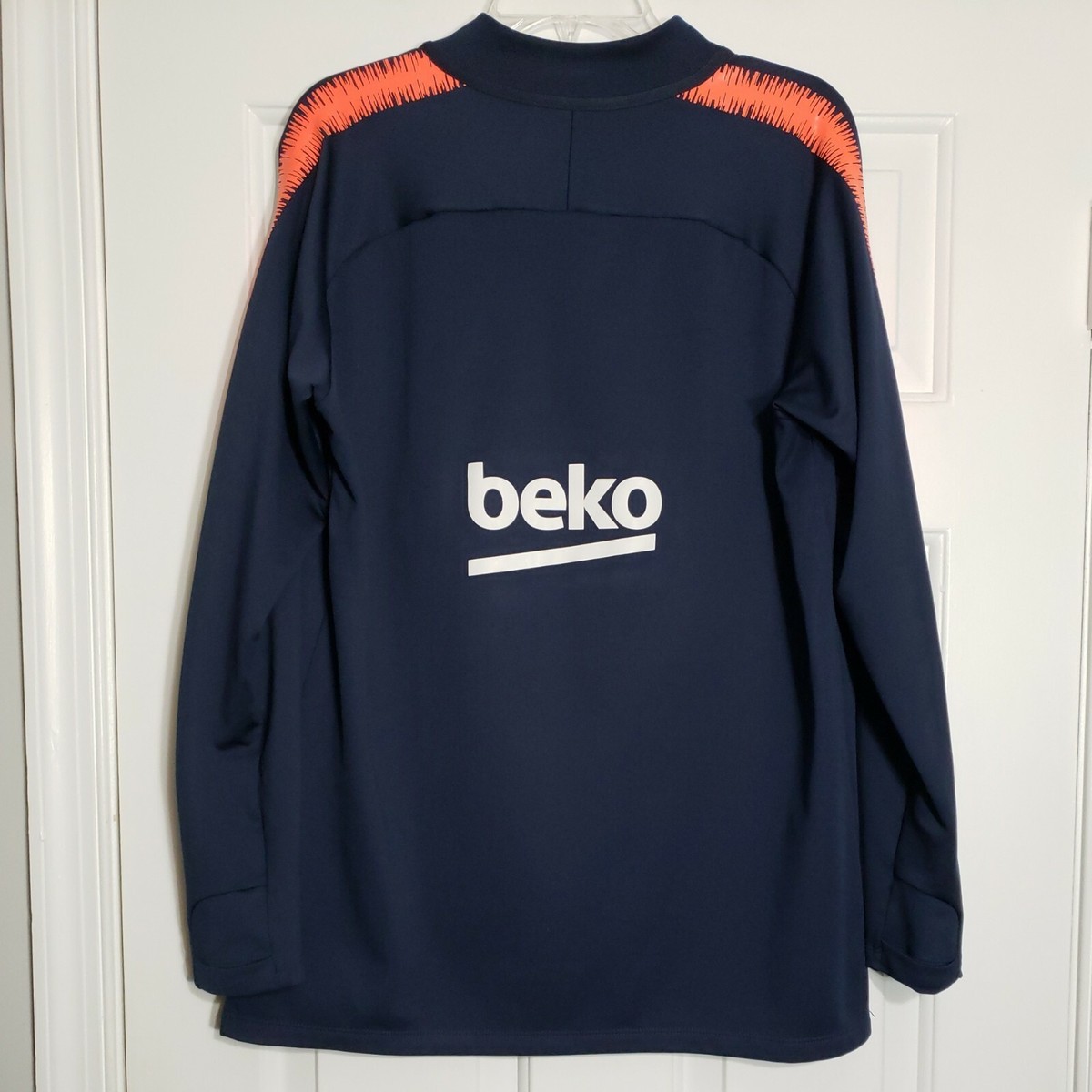 NIKE Barcelona Squad Drill Top バルセロナ NIKE FCB Barcelona Squad Drill Top Orange Blue 1/4 Zip