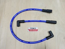 Ton's 10mm Harley Davidson Big Twin 99-19 FXD Dyna Softail Spark Plug Wires Blue