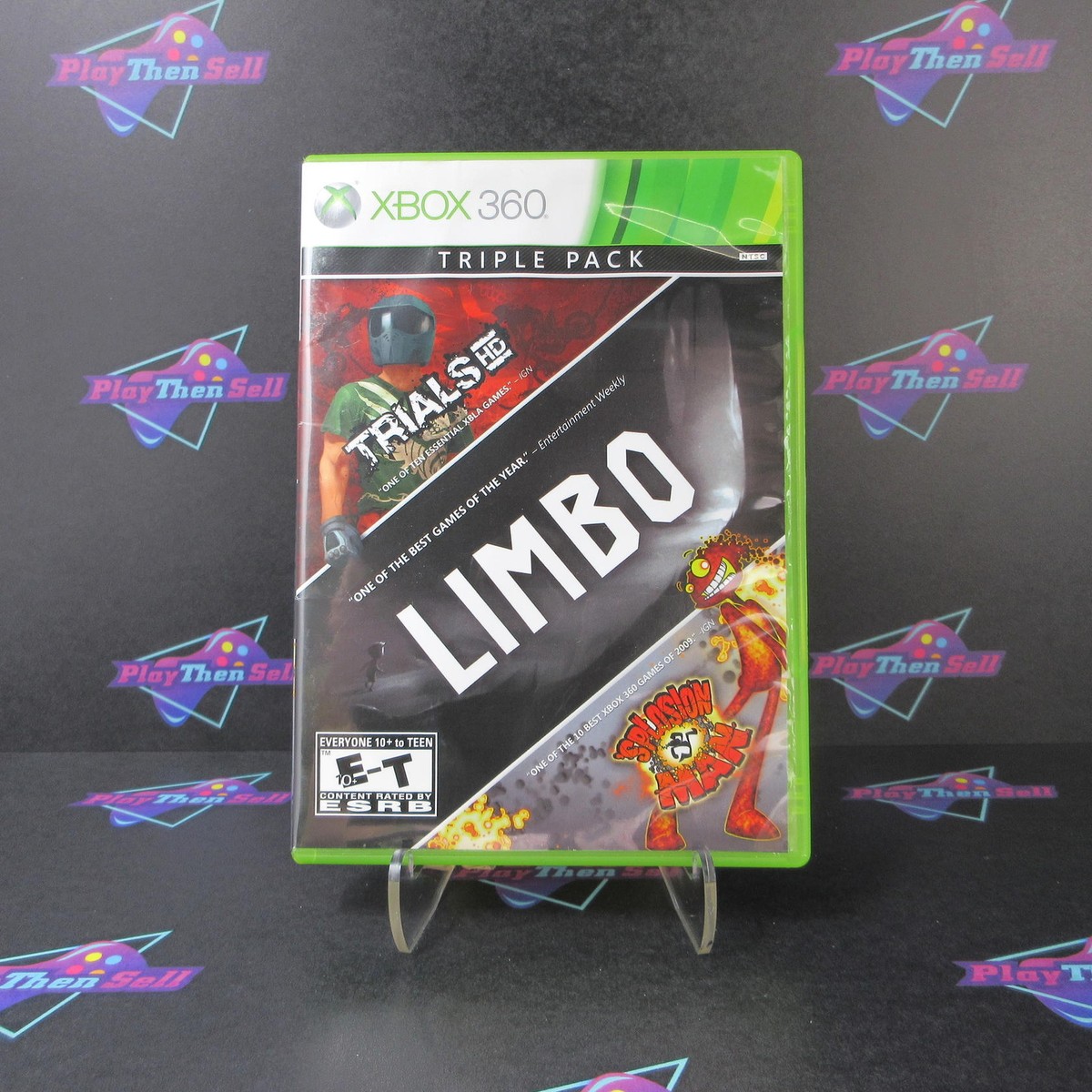 Triple Pack LIMBO / Trials HD / Splosion Man Xbox 360 - Complete