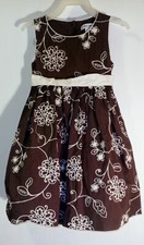 Lydia Jane Brown  White Easter Dress 4t