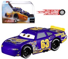 Lee Revkins Transberry Juice 63 PULL N RACE Disney Pixar Cars Diecast 1:43