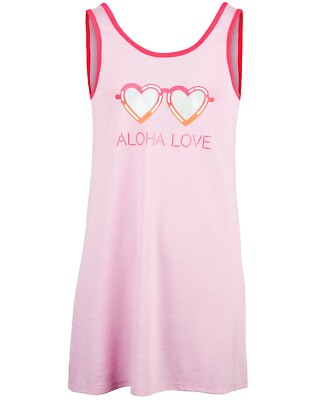 Miken Mermaids Aloha Love Print Cover Up Size S/M/L/XL  -Pixie Pink-NWT
